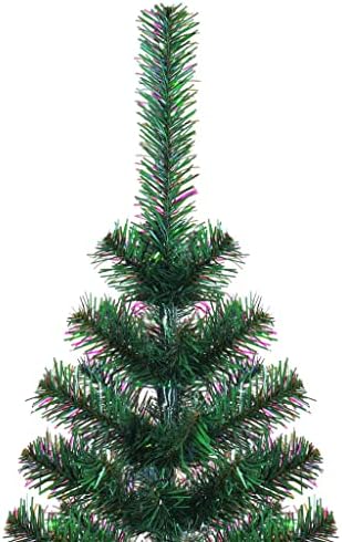 Изкуствена Коледна елха VidaXL с Переливающимися Върховете на Зелената 70,9 PVC