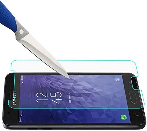 Mr.Щит [3-PACK], Предназначени за Samsung (Galaxy J3 Achieve) [Закалено стъкло] Защитно фолио за екрана [Японското стъкло твърдост