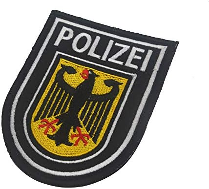OYSTERBOY 8шт Deutschland Немската Федерална Полицейска Нашивка Bundespolizei Кука и Контур