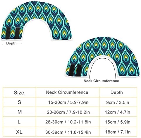 Абстрактен геометричен принт, Кучешки конус, нашийник за възстановяване на домашни любимци, защитен след операцията
