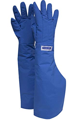 Националната Защитно облекло G99CRBERSMEL, Стандартна Водоустойчива Защитна Ръкавица от nylon Taslan и PTFE в Лактите, физика на ниските температури, дължина на 17-18 инча, Малка, ?