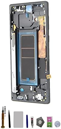 Оригинален Качествен LCD дисплей с цифров Преобразувател на екрана в събирането на Samsung Galaxy Note 9 N960 N960U N960W SM-N960F SM-N960/DS, SM-N960F/DS (черен с рамка + инструменти)