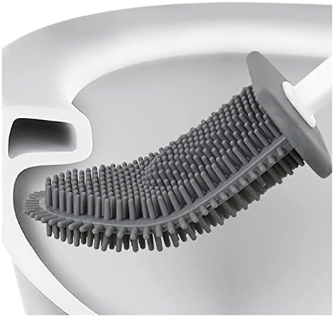 Четка за почистване на Тоалетната чиния Силиконовата Четка за Тоалетна Домакински Без Мъртви Ъгли Четка за Тоалетна Основа За Тоалетна