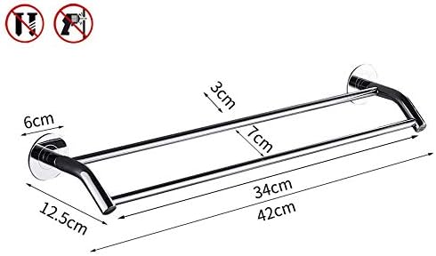 Универсална Просто Закачалка За Кърпи, Стенни Закачалка за баня, Държач За Кърпи От неръждаема Стомана, Без Удар, Двойна Закачалка
