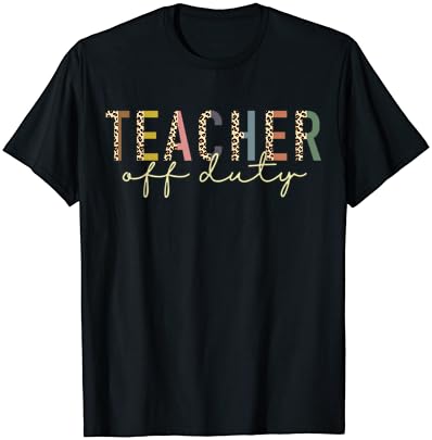 Лятна Тениска с Леопардовым принтом Последният ден за учители в свободното време на Дежурството