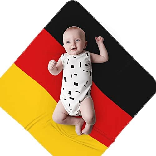 Флаг на Германия Детско Одеало, Като Одеало за Бебета, Калъф за Свободни Новородени, Обвивка