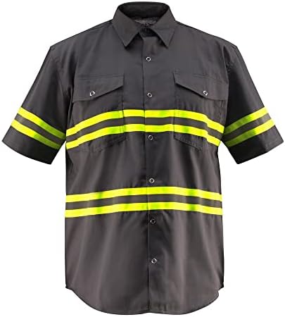Защитно риза Повишена видимост Премиум-клас с къс ръкав