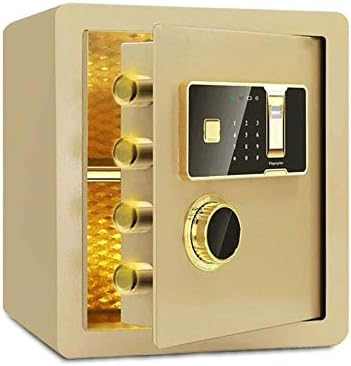 Големият електронен цифров сейф JYDQM, златар домашна сигурност-имитация на заключване на сейфа (цвят: черен)