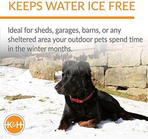 K&H Pet Products Термо-Купа За кучета с отопление на открито Синята 96 Грама