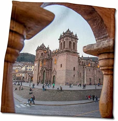 3дРозе Перу, Куско, катедралата Санто Доминго, видими през прохода парапет - Кърпи (twl-188579-3)