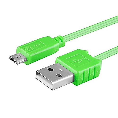 Зелен Кабел за Прибиране Зарядно устройство Micro USB + Синьо Калъф за Microsoft xBox One