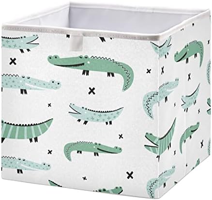 Emelivor Сладък кутия за съхранение на крокодиловых кубчета, Сгъваеми кутии за съхранение, Водоустойчив кош за играчки, Органайзер