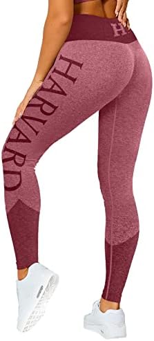 Harvard Leggings - Компресия гамаши с висока талия за жени, Абсорбиращи влагата, идеални за практикуване на йога, джогинг, фитнес