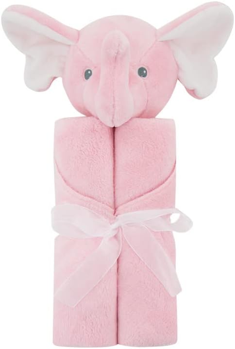 XQSSB Държи одеяло от Фина кристална кадифе, детско одеало за спане с климатик, чанта, одеяло от Baby Доставки Пролетта и лятото (Кафяв слон, Средната код)