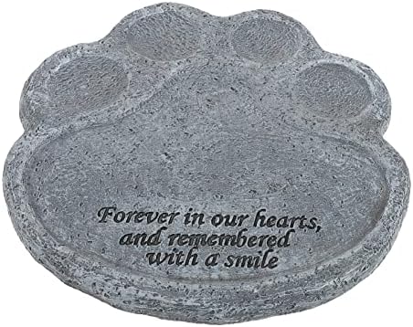 Паметни подаръци Veemoon за домашни любимци под формата На лапи, Спомен камъни за домашни любимци: за куче или Котка, Ръчно Рисувани,