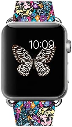 Взаимозаменяеми каишка, съвместима с Apple Watch с адаптери 42 44 45 мм или 38 40 41 мм iWatch Band Series 3 4 5 6 SE 7 Дължина