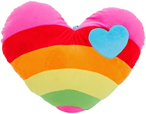 Toyvian Home Decor Възглавница за домашен интериор във формата на Сърце, 1 бр., Възглавница във формата на Сърце, Розова Възглавница