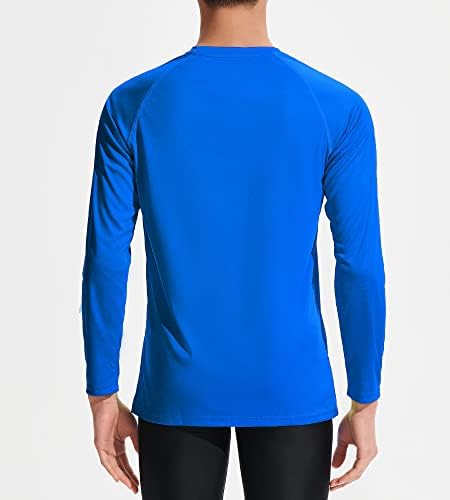 DEVOROPA Boy ' s UPF 50 + Риза за плуване с защита от Обрив с дълъг ръкав, Быстросохнущий Лесен Бански, Младежки, Със Защита от