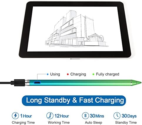 Активни stylus писалка за сензорни екрани, Активни Карандашные Интелигентни Цифрови Писалки Fine Point Stylist Pen, Съвместими с
