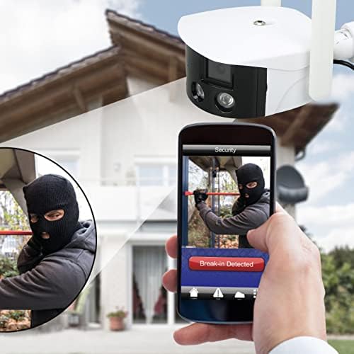 Камера за сигурност VINGVO, Камера за наблюдение с проследяване на движение, 2-Лентов Домофон 4MP HD 100-240 В WiFi (штепсельная