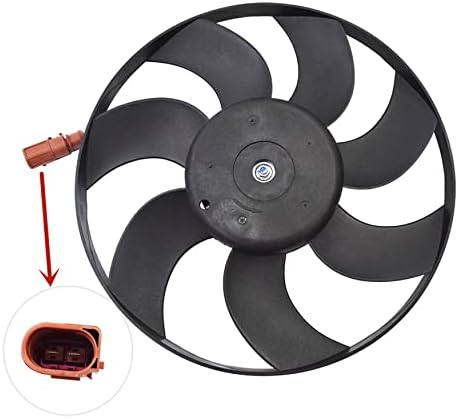 Подмяна на Вентилатора за охлаждане на радиатора WFLNHB за 2006-2012 Volkswagen Passat 2005-2014 Volkswagen Jetta 1K0959455ET Дясно