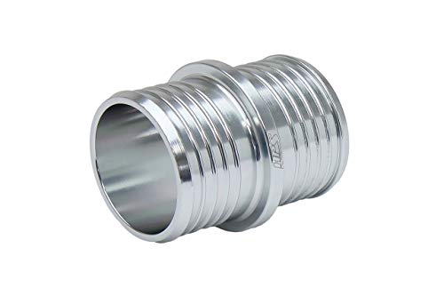 Конектор за свързване на алуминиеви маркуч ВЕЦ АХУ-062-SL 5/8rend ce présent billet 6061, Дължина 1-1/2, Сребро, диаметър 16 мм