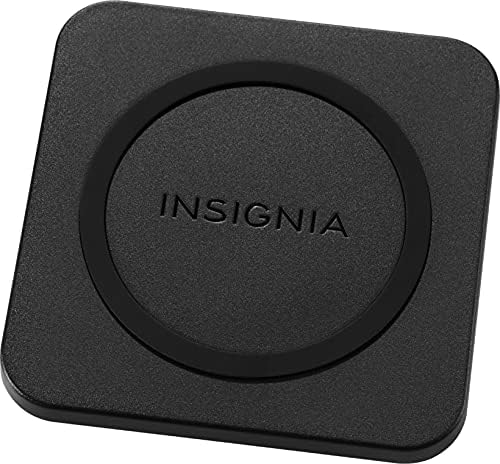 Безжична зарядно устройство ще захранване на панела Insignia мощност от 5 W, сертифицирана Qi, за Андроид / iPhone - Черно Модел: NS-MWPC5K