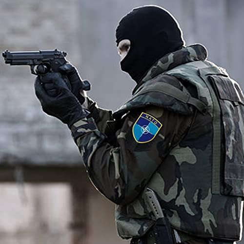 Ивици A-ONE с 3D символ на НАТО, Емблема на Морала + Эмалевая Жени за военен Яка, Словакия, Нашивка за армейского екипировка, кожено яке от морската тъкан, Униформи обувк