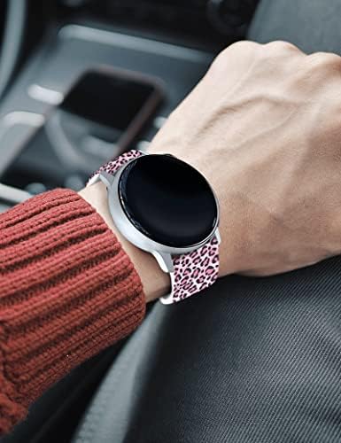 Каишка за часовник TOXU 20 мм, съвместим с Samsung Galaxy Watch 5/Watch 5 Pro/ Watch 4/Watch 4 Classic/Watch 3/Watch Active 2/Watch Active/Часовници за жени и мъже, Стилен взаимозаменяеми каишка с хубав модел от