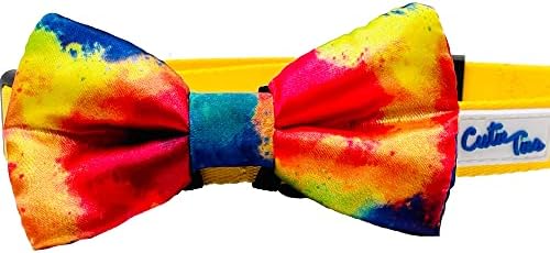 Сладки ВРАТОВРЪЗКИ-пеперуди за кучета Rainbow - 2 x 4, Висококачествени Вратовръзки-пеперуди за кучета - Необичайна вратовръзка