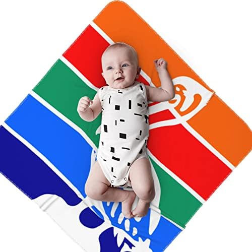 Детско Одеало с Флага на град Санкт Петербург, Като Одеало за Бебета, Калъф за Свободни Новородени, Обвивка