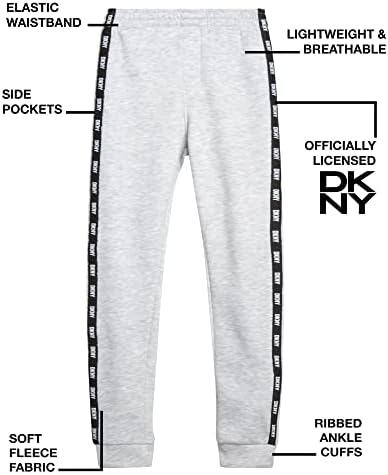 Спортни панталони за момчета DKNY – 4 групи Основни активни флисовых панталони за джогинг (Размер: 8-16)
