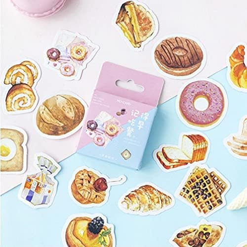 PiniceCore 1 кутия Kawaii Не Забравяйте да закусите Декоративни Стикери Набор от Залепваща Храна Хляб Албум За Албуми, Украса Дневник