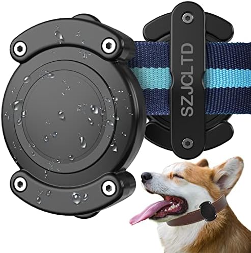 SZJCLTD IPX8 Водоустойчив Титуляр за яка за кучета с въздушна биркой, Защитен Калъф за защита от дъвчене и чесане на калъф за въздушна