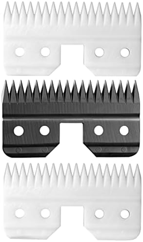 MAWAER 3 бр. керамични нож за машинки за подстригване на кучета и котки Oster Fast Feed Clipper A5 с подвижен нож