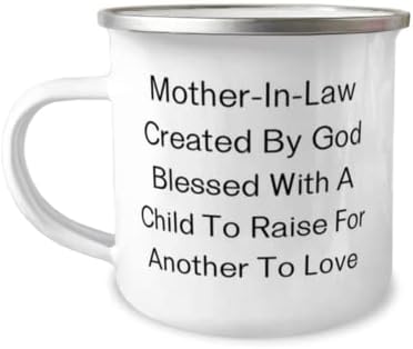 Мила Свекърва, Свекърва, Създадена от Бога, Благословленная Дете, Което Може да се отглежда За Друг, Коледна Чаша за къмпинг на 12 унции От мама