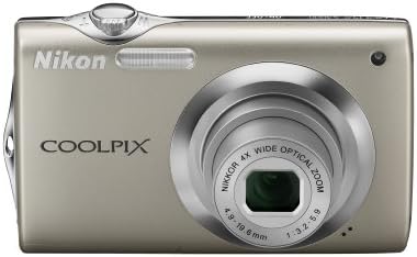 Цифров фотоапарат Nikon Coolpix S3000 12 Мегапиксела, 4-кратно оптично намаляване на вибрациите (VR) и 2,7-инчов LCD дисплей (сребрист)