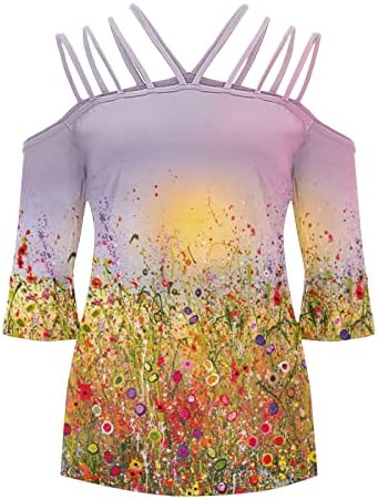 Блуза, Тениска за Жени Лято Есен 2023 Облекло От Памук с Къс Ръкав и Кръгло Деколте Графична Риза за Късна Закуска H9 H9
