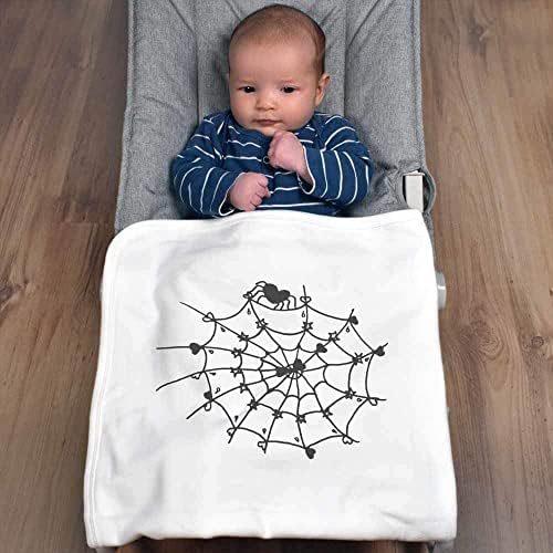 Памучни Бебешки одеяла/Шал Azeeda 'Love Heart Spider Web (BY00026898)