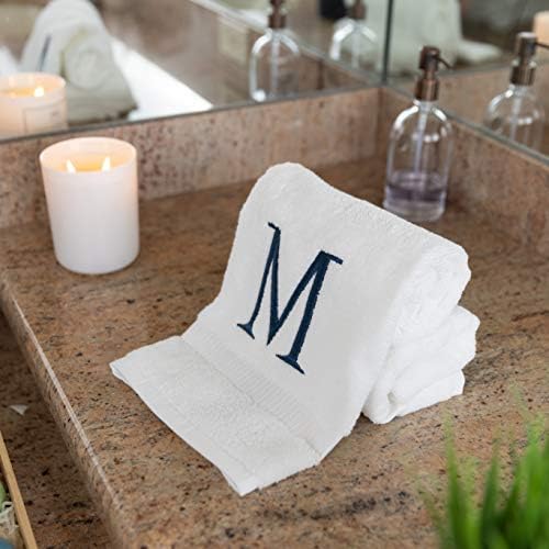 Кърпи за ръце с монограм за баня - Качеството на Луксозен хотел, Индивидуално Оригинално Декоративно кърпи за баня с Бродерия за