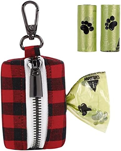 Уникален стил лапи на Притежателя на торбичката за кучешки Какашек за многократна употреба Коледен Диспенсер за боклук за Пътуване,