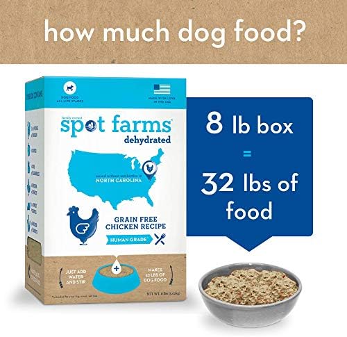 Открий Farms Натурален Дехидратиран Пилешки Храна за Кучета Без зърно Човешкото качество 8 паунда Е 32 килограма