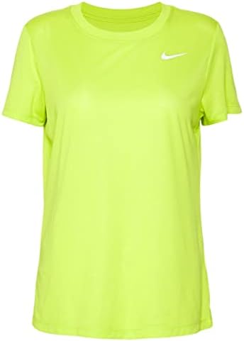 Дамска тениска Nike Legend с къс ръкав (Атомно-зелено /бял, средно)
