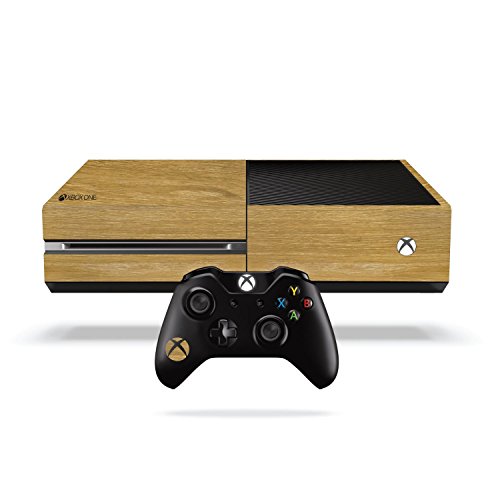 Vinyl обвивка/кожа/калъф с ефект на дърво Xbox One за конзолата на Microsoft Xbox One: светъл дъб