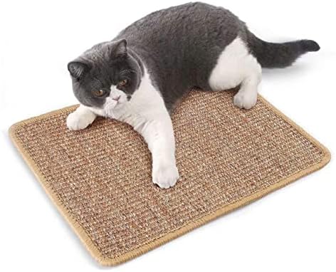 Мат-Стъргалка за котки, Трайни Подложки за котешки драскотини от естествен сезал, се придържат към Килима на пода, на Дивана като защита мебели от котешки драскотин