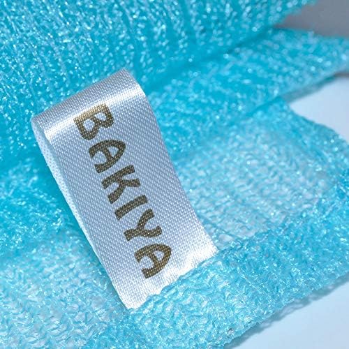 BAKIYA Extra Long (51 инча) (Опаковка от 3 броя) Дълга кърпа за тяло за по-големи тела, Отшелушивающая Кърпа за миене на съдове (Голяма, средна грубост)
