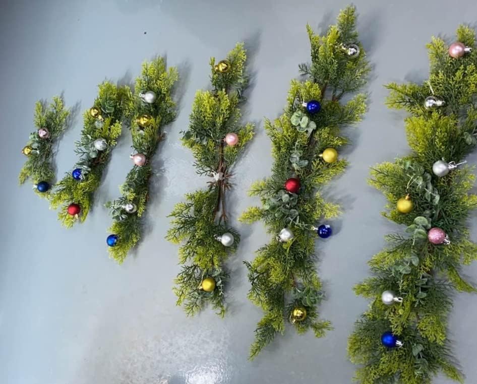 Мини Коледно Дърво Bzdzmqm, 2022 Стенни Декорации за Коледната Елха, Окачени Коледни Елхи, Окачване, Малка Подвесная Коледна Елха,