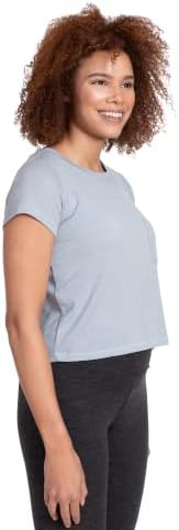 Дамски Укороченная Тениска С кръгло деколте от Мериносова вълна - Ultralight