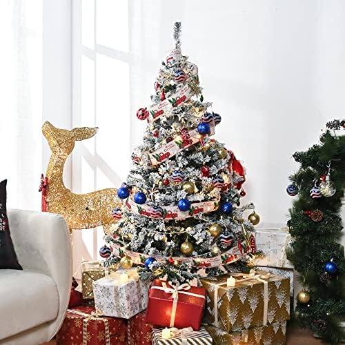 Yescom 5-Подножието на Изкуствена Коледна елха и 7,5-Подножието Коледно дърво, Коледна украса