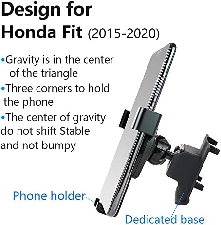 Кола номер LUNQIN за Honda Fit 2015-2020 Автоаксесоари Навигация Скоба Декорация на Планина за Мобилен Телефон